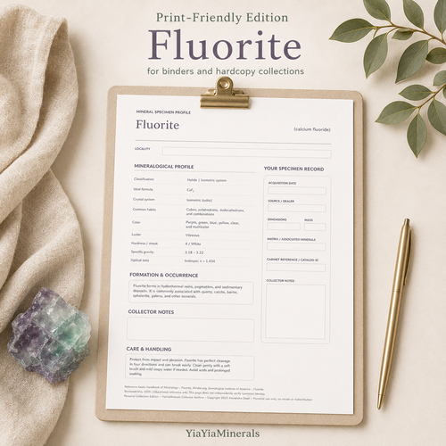 Fluorite Mineral Specimen Profile